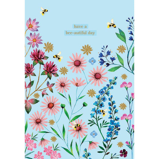 Meadow & Seashore Card Collection - Floral Bees