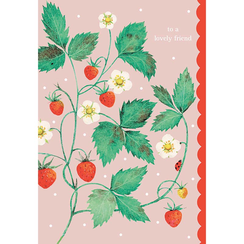 Meadow & Seashore Card Collection - Strawberries