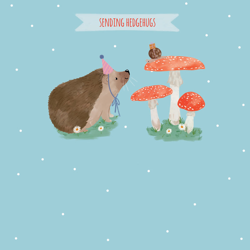 Party Animals Card Collection - Hedgehog