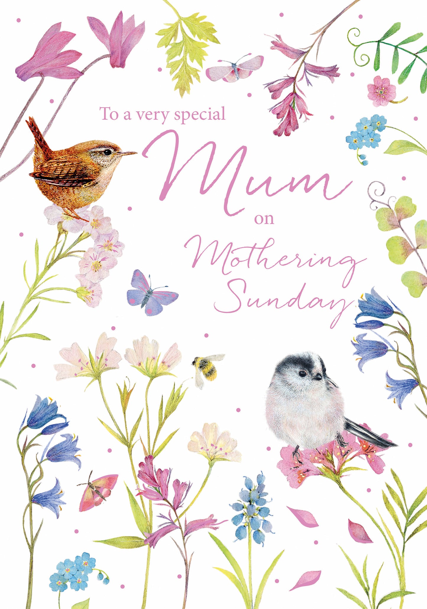 Mother's Day Card - Mothering Sunday Birds