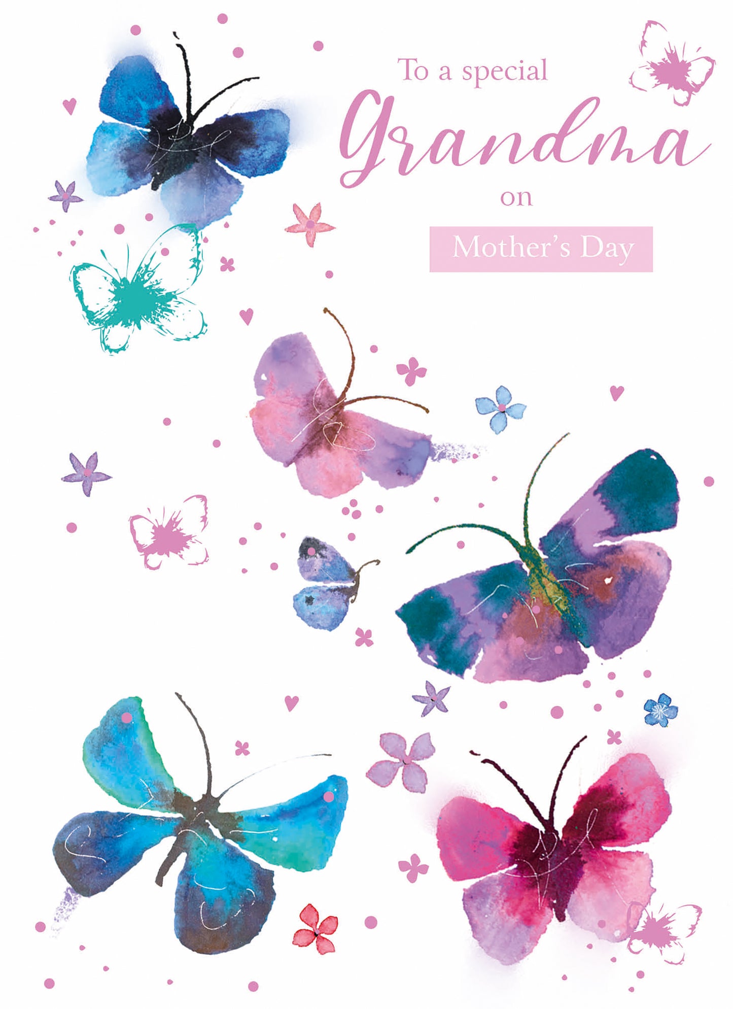 Mother's Day Card - Butterflies Grandma