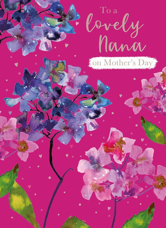 Mother's Day Card - Nana Hydrangea