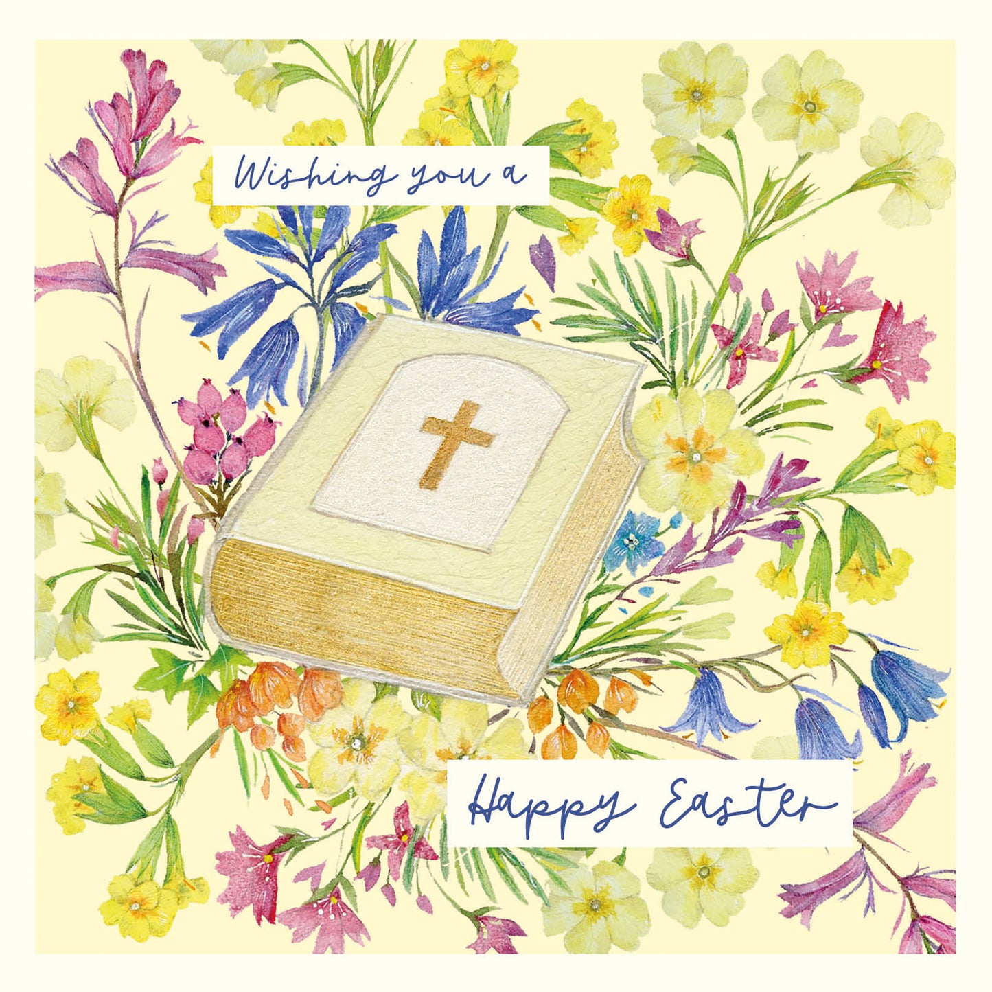 Easter Card Pack - Floral Bible