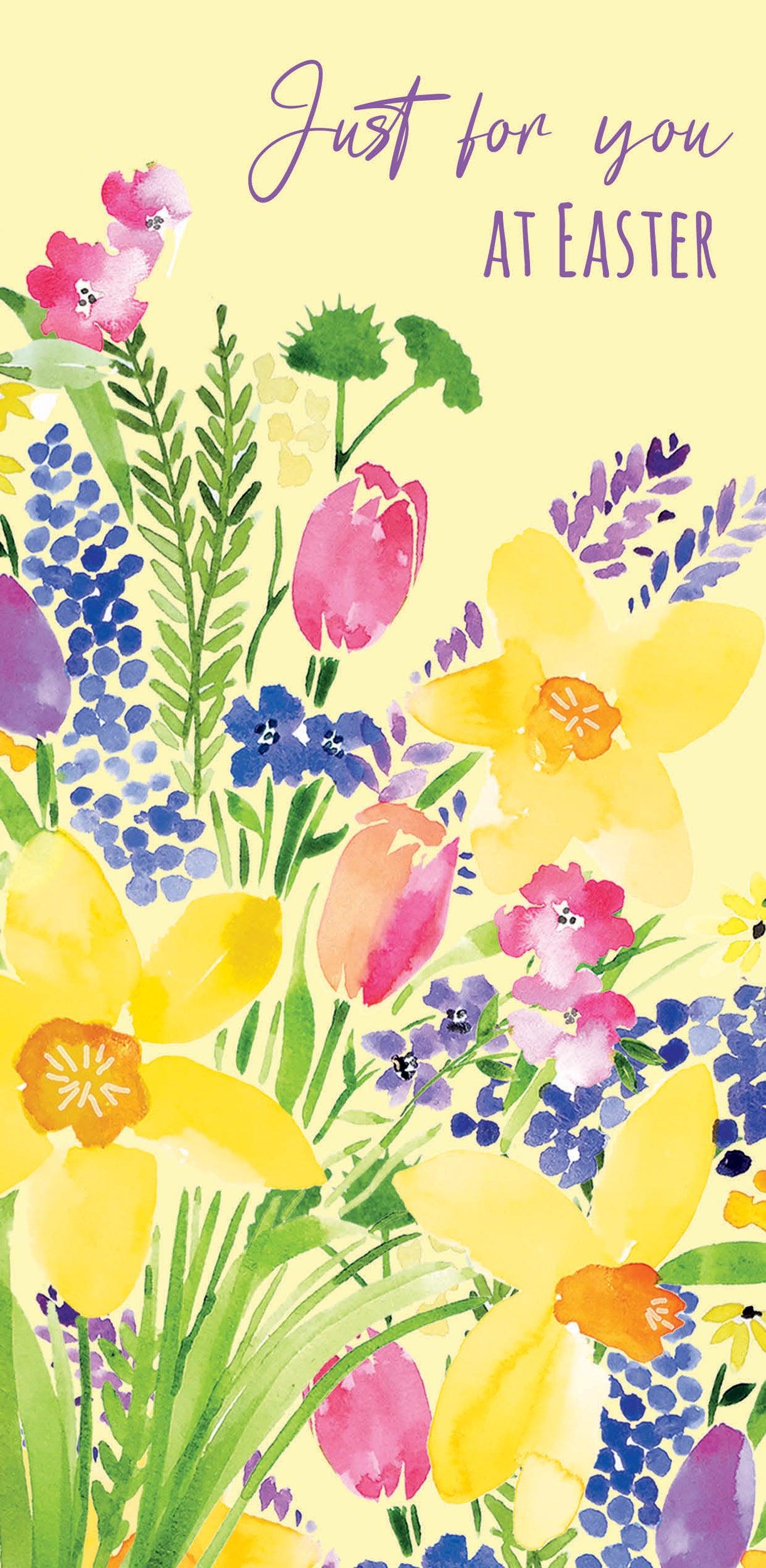 Easter Card - Watercolour Floral