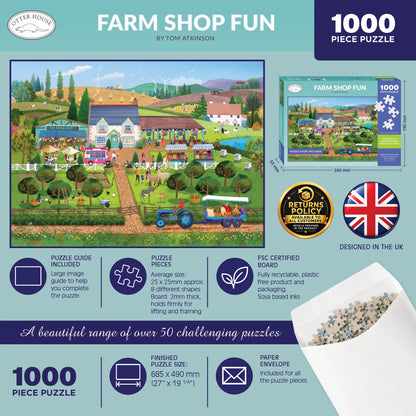 Farm Shop Fun - 1000 Piece Jigsaw Puzzle