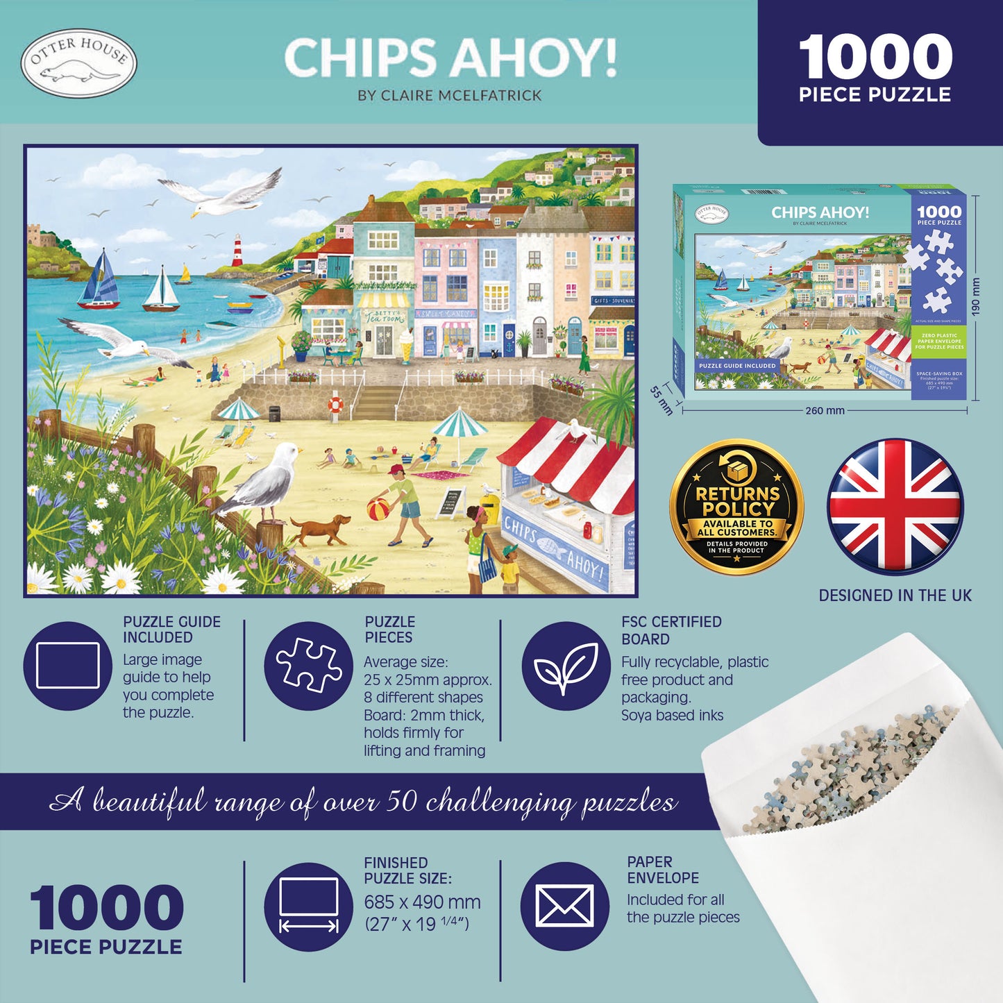 Chips Ahoy! - 1000 Piece Jigsaw Puzzle