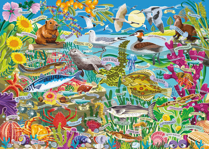 Water Wildlife - 1000 Piece Jigsaw Puzzle