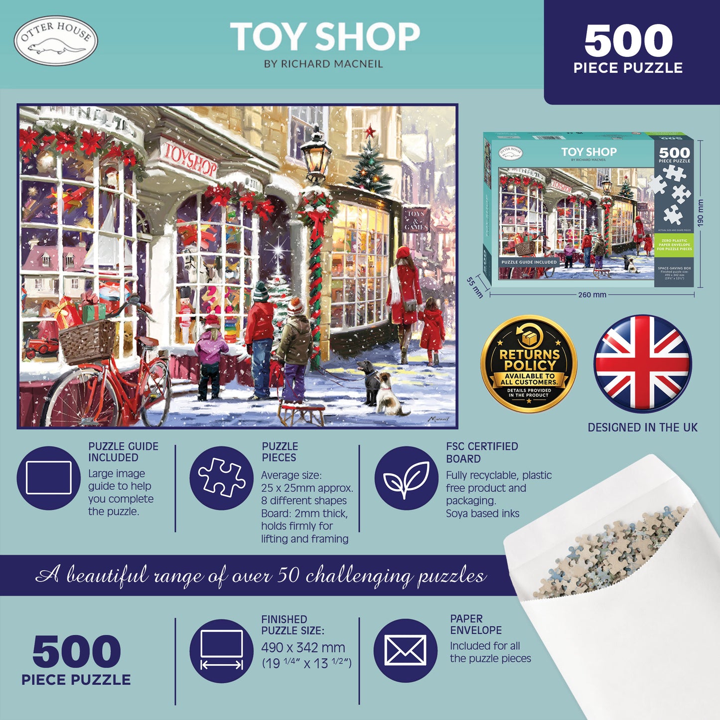 Toy Shop - 500 Piece Jigsaw Puzzle