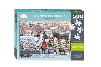 Donkey Friends - 500 Piece Jigsaw Puzzle