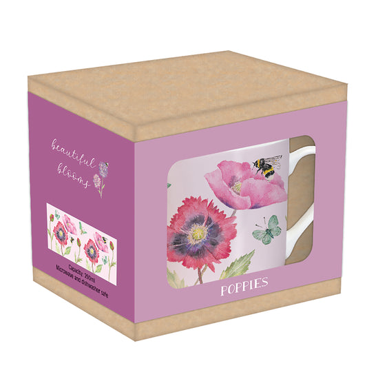 Beautiful Blooms - Poppies - Tarka Mug