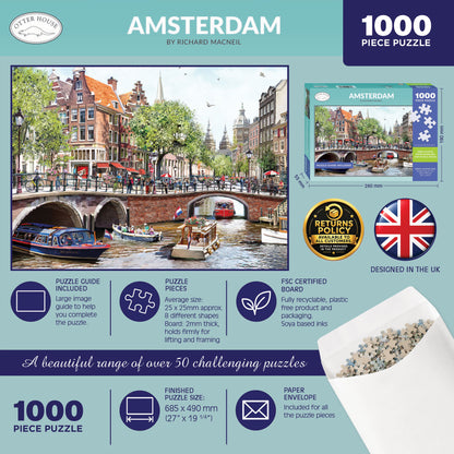 Amsterdam - 1000 Piece Jigsaw Puzzle