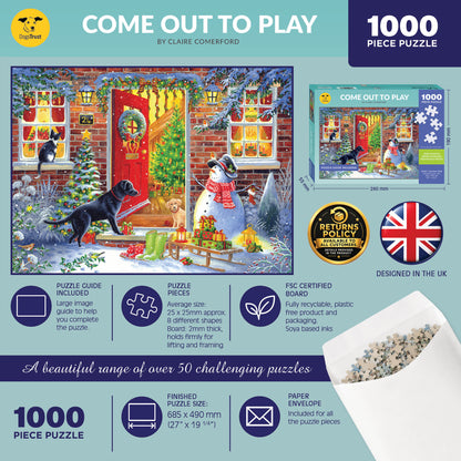 Come Out to Play (Dogs Trust) - 1000 Piece Jigsaw Puzzle
