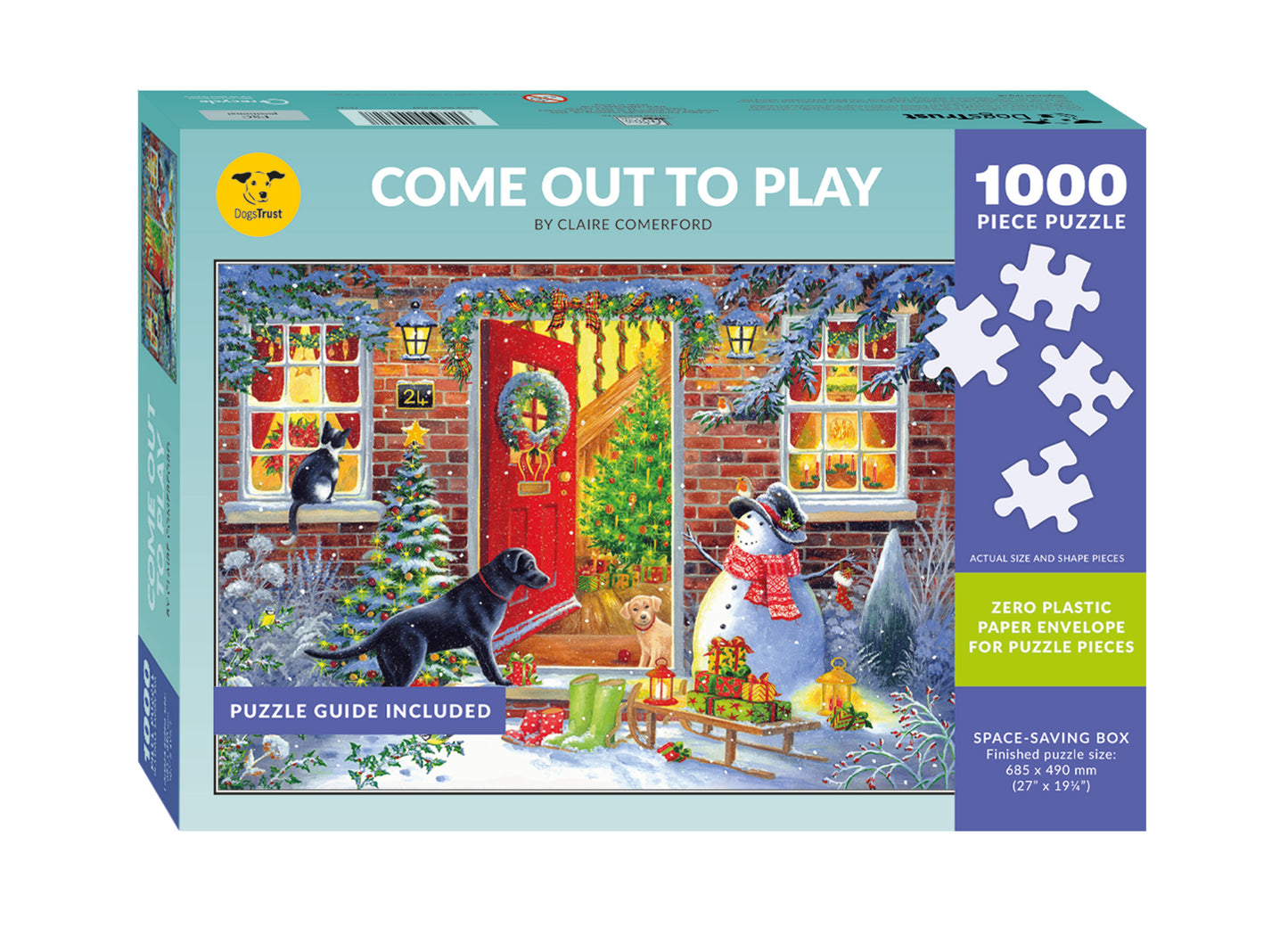 Come Out to Play (Dogs Trust) - 1000 Piece Jigsaw Puzzle