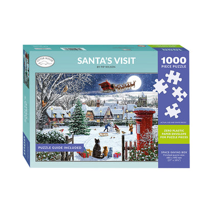 Santa's Visit - 1000 Piece Jigsaw Puzzle