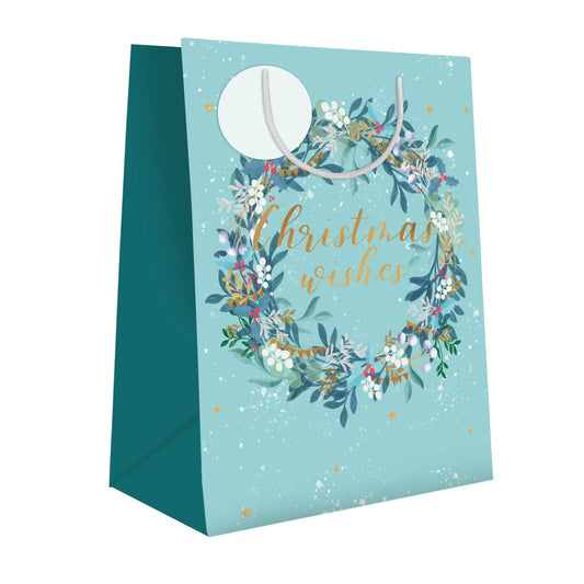 Christmas Gift Bag (Large) - Wreath