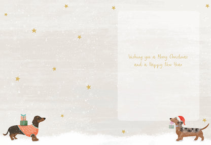 Christmas Card (Single) - Someone Special - Sausage Dogs