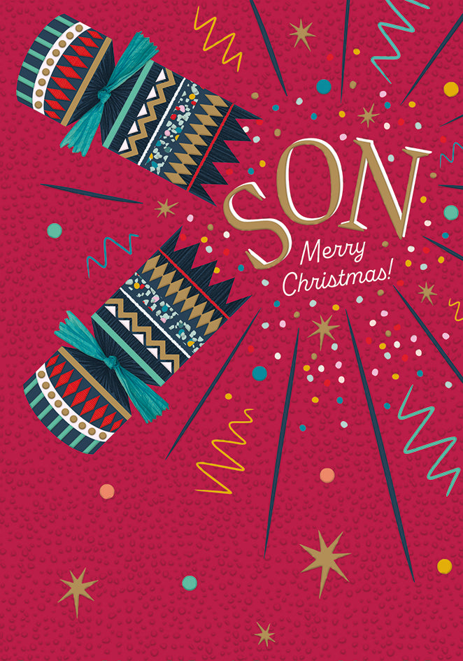 Christmas Card (Single) - Son - Cracker
