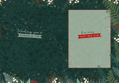 Christmas Card (Single) - Husband - Fox