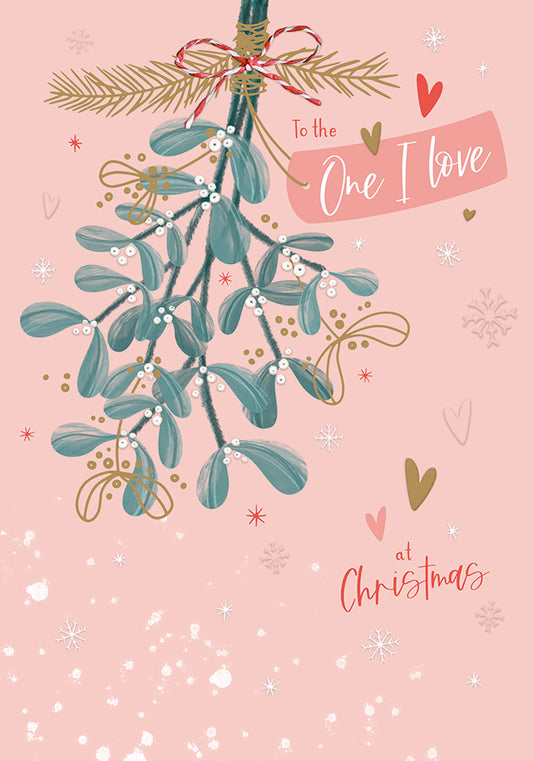 Christmas Card (Single) - One I Love (Female) - Mistletoe