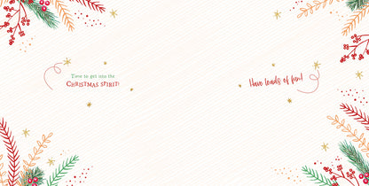 Christmas Card (Single) - Son & Daughter In Law - Christmas Cocktails