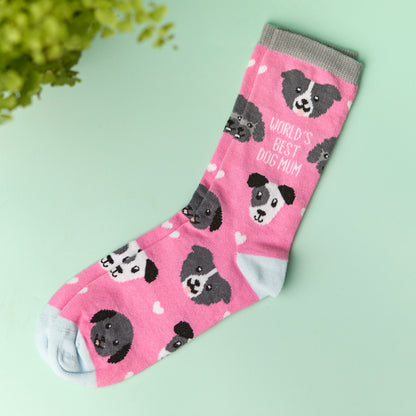 Socks - World's Best Dog Mum (1 pair)