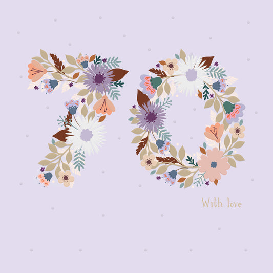 Age to Celebrate - 70 - Floral