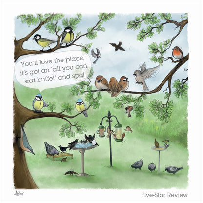 Alison's Animals Card - Garden Antics - Five-Star Review