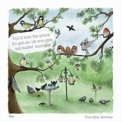 Alison's Animals Card - Garden Antics - Five-Star Review
