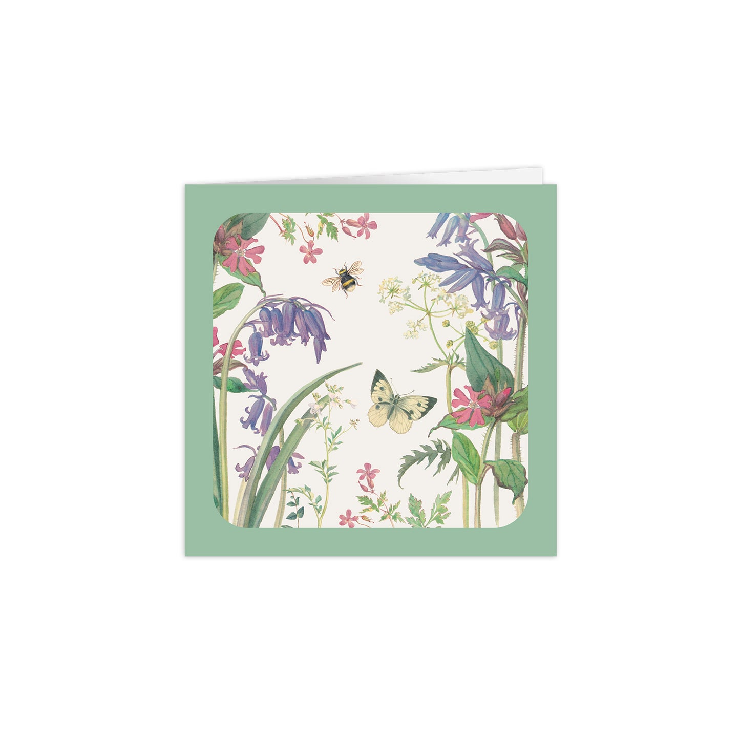 Notecard Pack (10 Cards) - Edith Holden - Wild Hyacinth & Foxglove