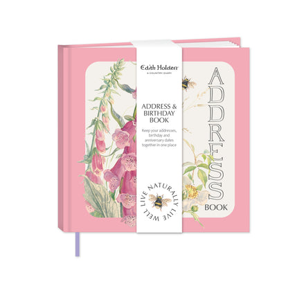 Address & Birthday Book - Edith Holden - Foxglove