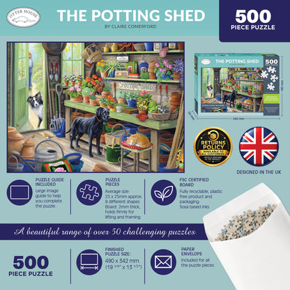 The Potting Shed 500 Piece Jigsaw Puzzle