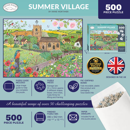Summer Village 500 Piece Jigsaw Puzzle
