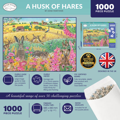 A Husk of Hares 1000 Piece Jigsaw Puzzle