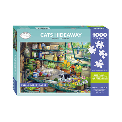 Cats Hideaway 1000 Piece Jigsaw Puzzle