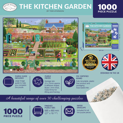 The Kitchen Garden 1000 Piece Jigsaw Puzzle