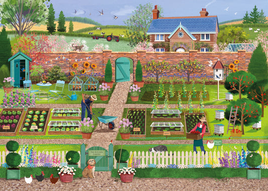 The Kitchen Garden 1000 Piece Jigsaw Puzzle