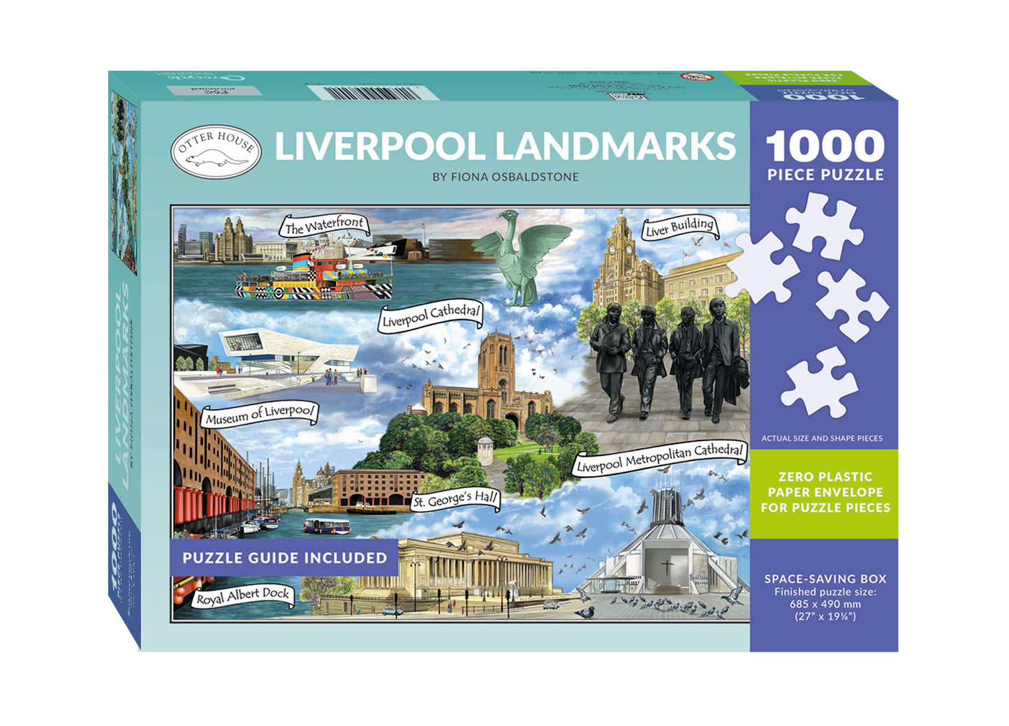Liverpool Landmarks  1000 Piece Jigsaw Puzzle