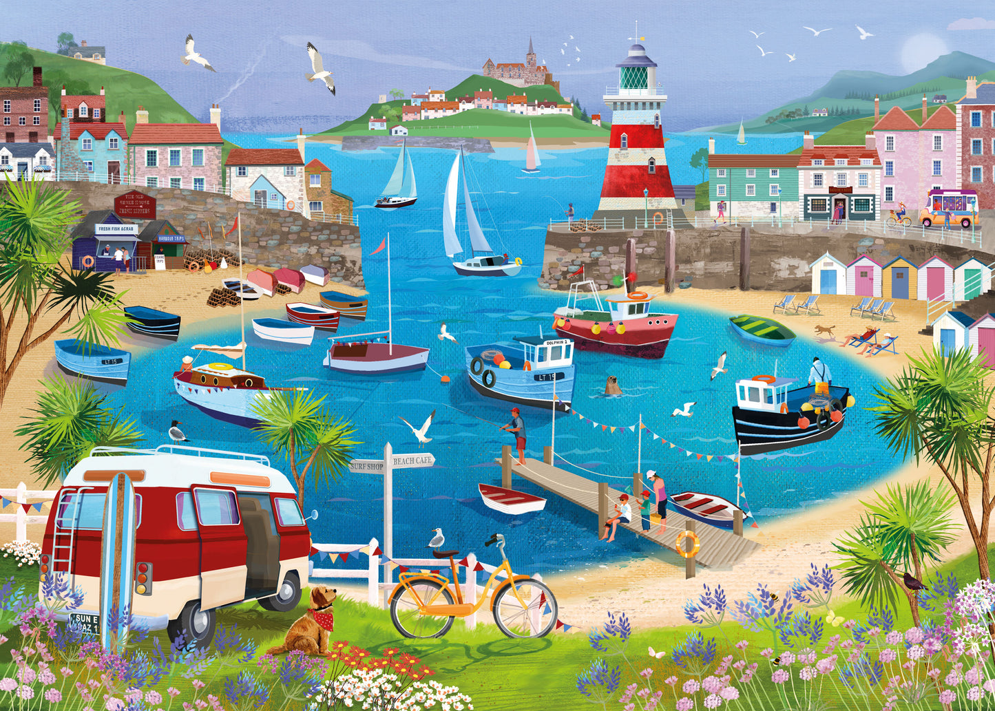 Harbour Lighthouse 1000 Piece Jigsaw Puzzle