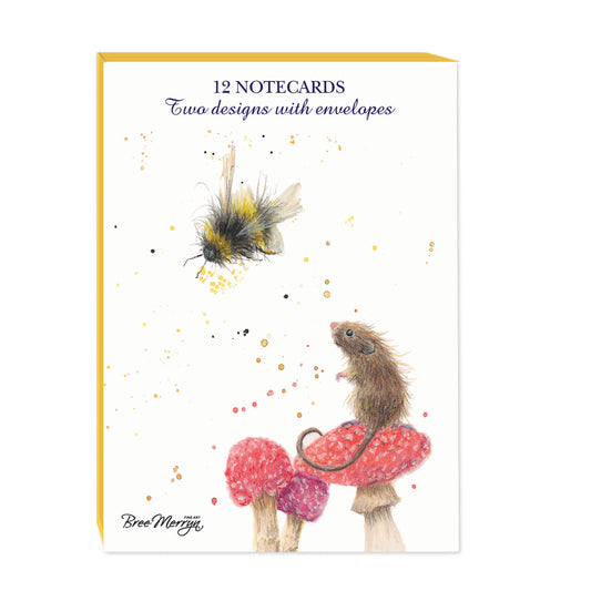 Notecard Pack (12 Cards) - Bree Merryn - Belle, Bashful & Bumble