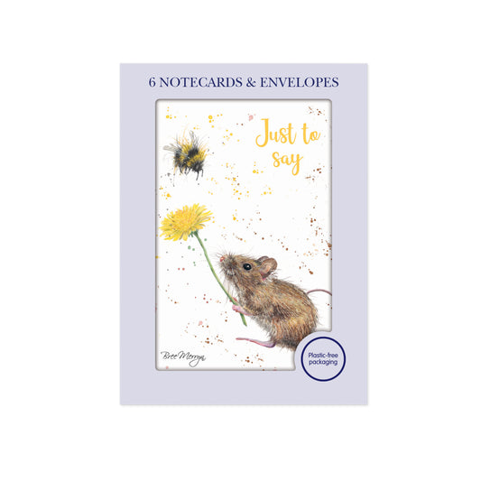 Mini Notecard Pack (6 Cards) - Bree Merryn - Bashful & Bumble