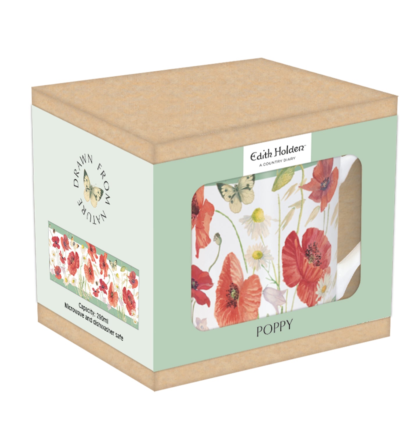 Edith Holden - Poppy - Tarka Mug