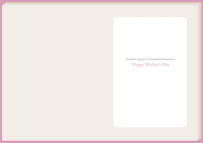 Mothers Day Card - Book of Mum