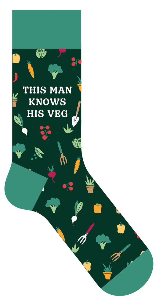 Socks - This Man Knows His Veg (1 Pair)