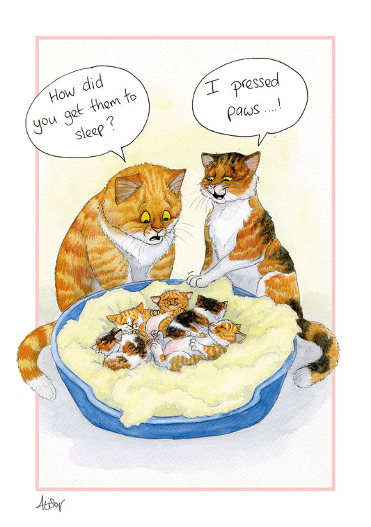 Alison's Animals Card - I Pressed Paws