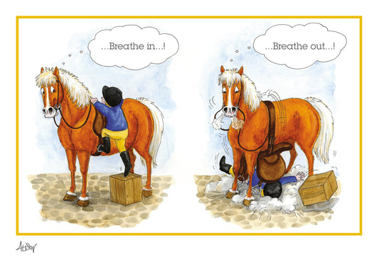 Alison's Animals Card - Breathe In... Breathe Out