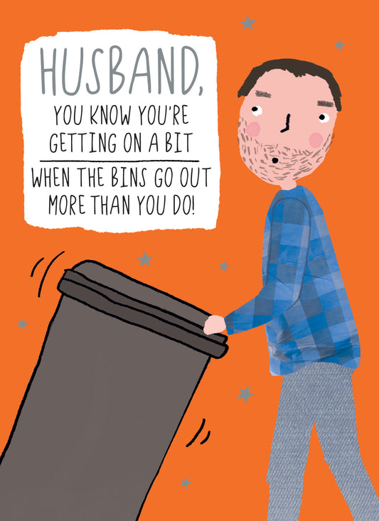 Family Circle Card - Bins (Husband)