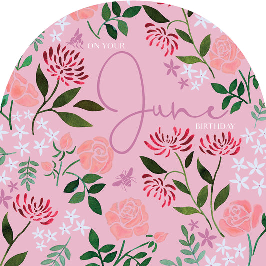 Birthday Blooms Card - June