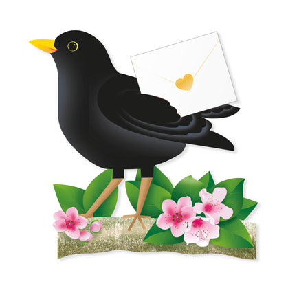 Special Delivery Card - Blackbird