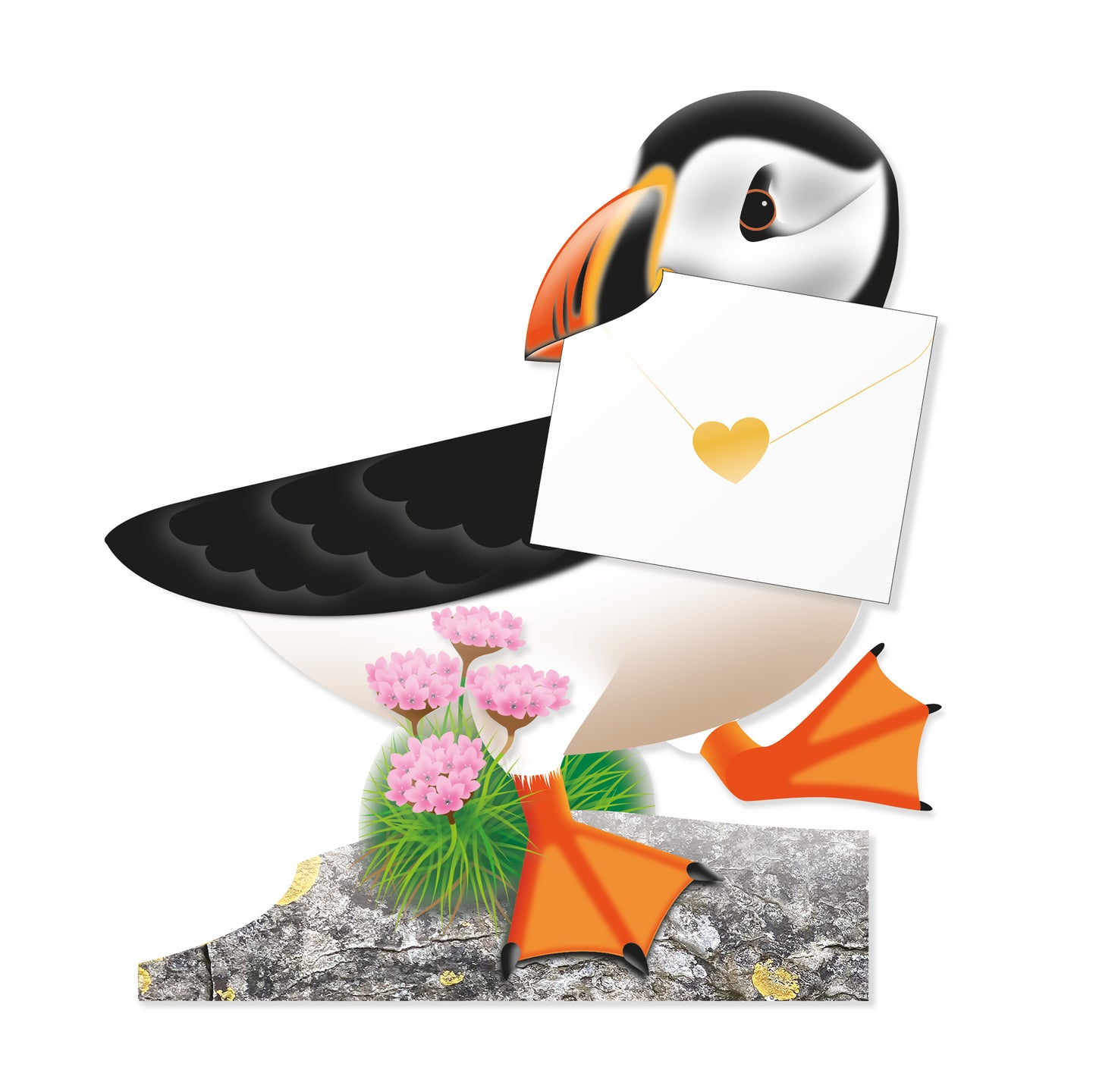 Special Delivery Card - Puffin