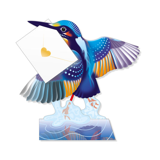 Special Delivery Card - Kingfisher